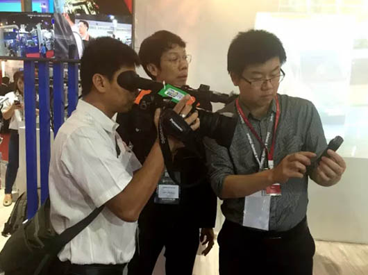 泰國媒體采訪捷視飛通總監(jiān)